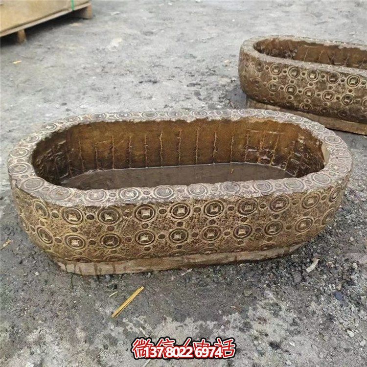 唯美老石槽，給你完美園林景觀