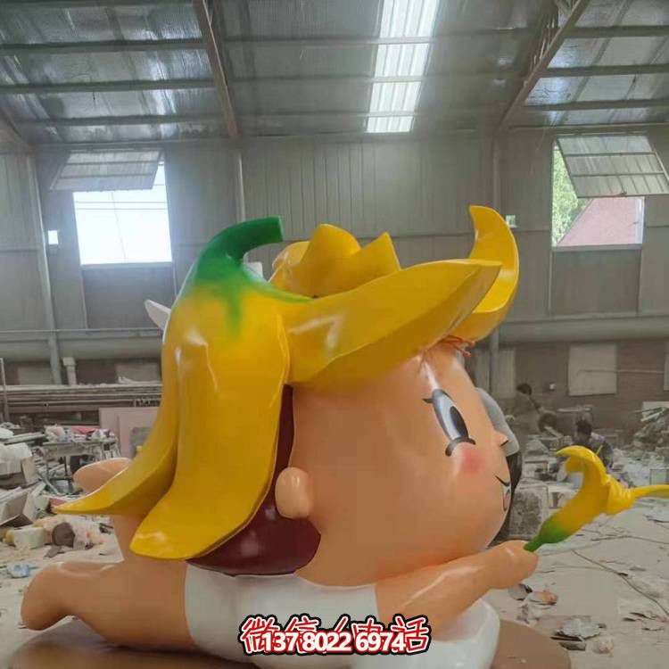 玻璃鋼戶外裝飾擺件，精致美觀、趣味卡通人物景觀