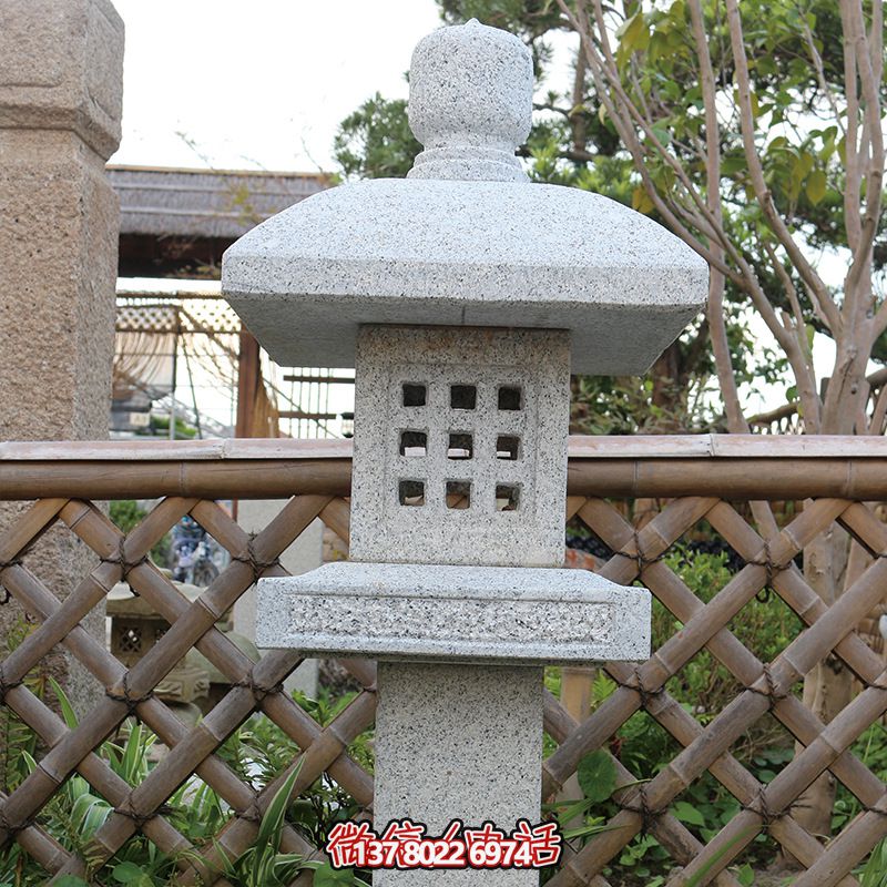 太陽能仿古青石石頭燈，為中式別墅、酒店戶外裝飾