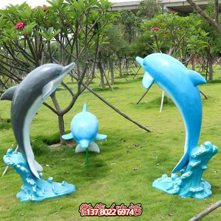 玻璃鋼動(dòng)物彩繪雕塑景觀擺件