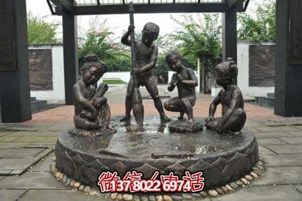 不銹鋼銅雕毛筆，為兒童締造景區(qū)樂趣